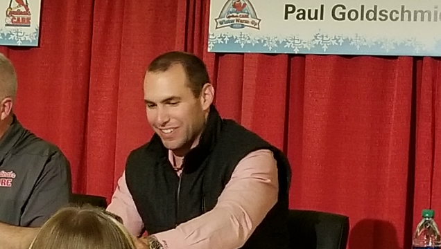 An MVP on and off the field. Congratulations to Paul Goldschmidt, our 2023  Roberto Clemente Award nominee!