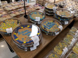 Blues cookie cakes