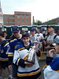 Parade Brian Ott and Blues Special Hockey