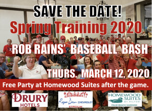 SAVE THE DATE Spring Training 2020 Party