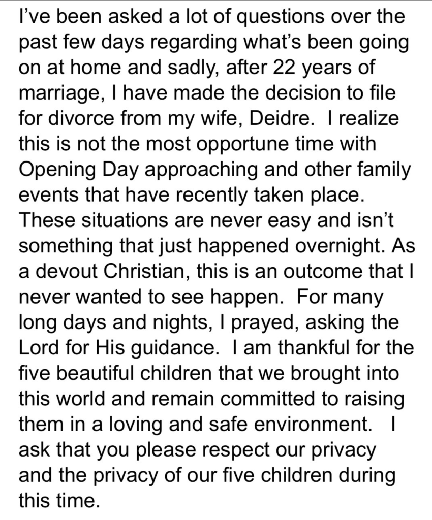 Albert Pujols to divorce wife after 22-years
