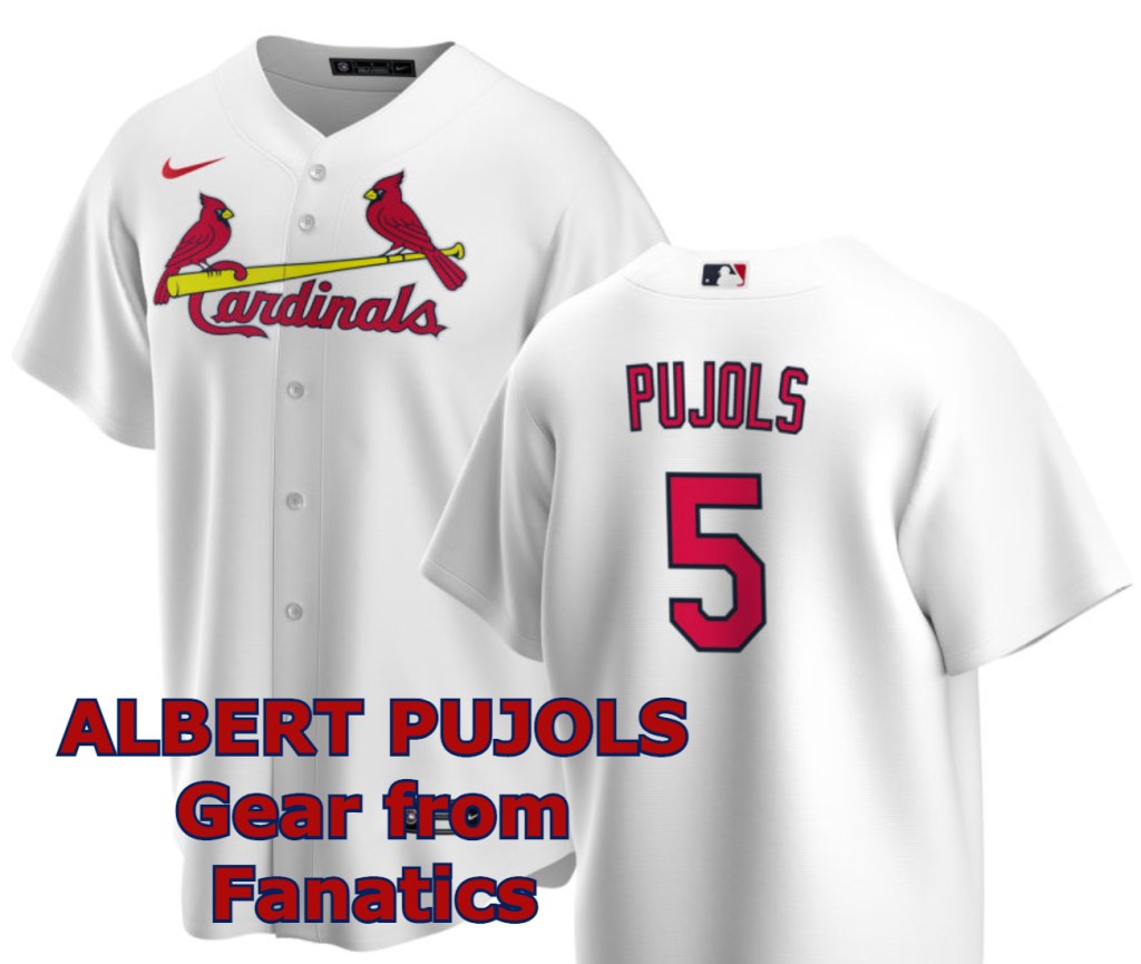 Albert Pujols St. Louis Cardinals Jerseys, Albert Pujols Shirt, Allen  Iverson Gear & Merchandise