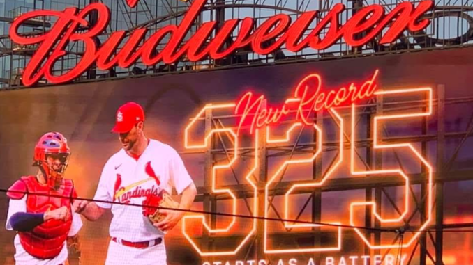 St Louis Cardinals' Adam Wainwright, Yadier Molina make record 325th start  as battery