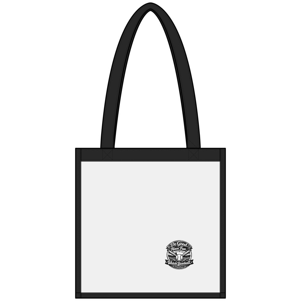 Clear Stadium Tote Bag with Small Logo — Transparent Event & Game Day Tote