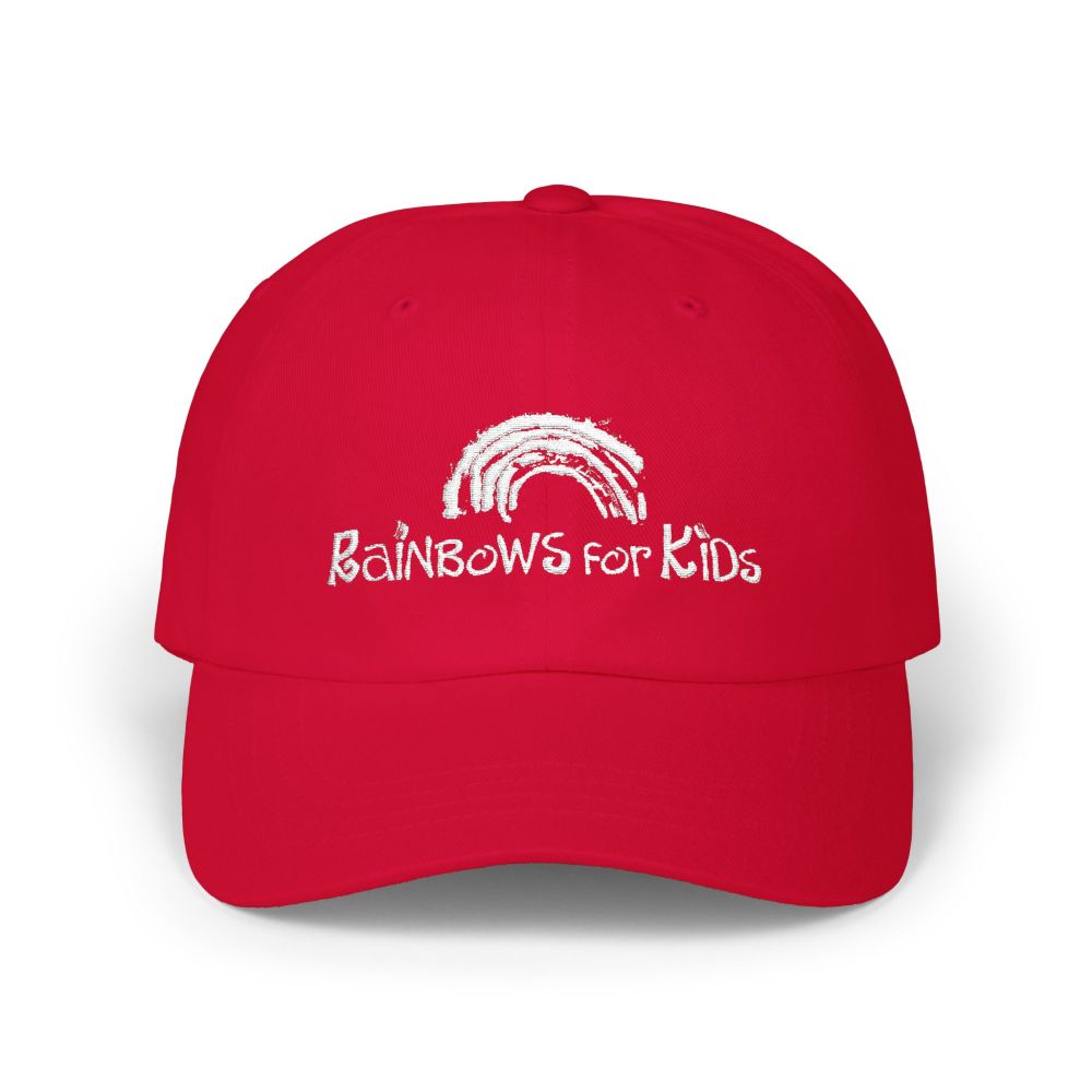 Rainbows for Kids ADULT Baseball Cap — one size