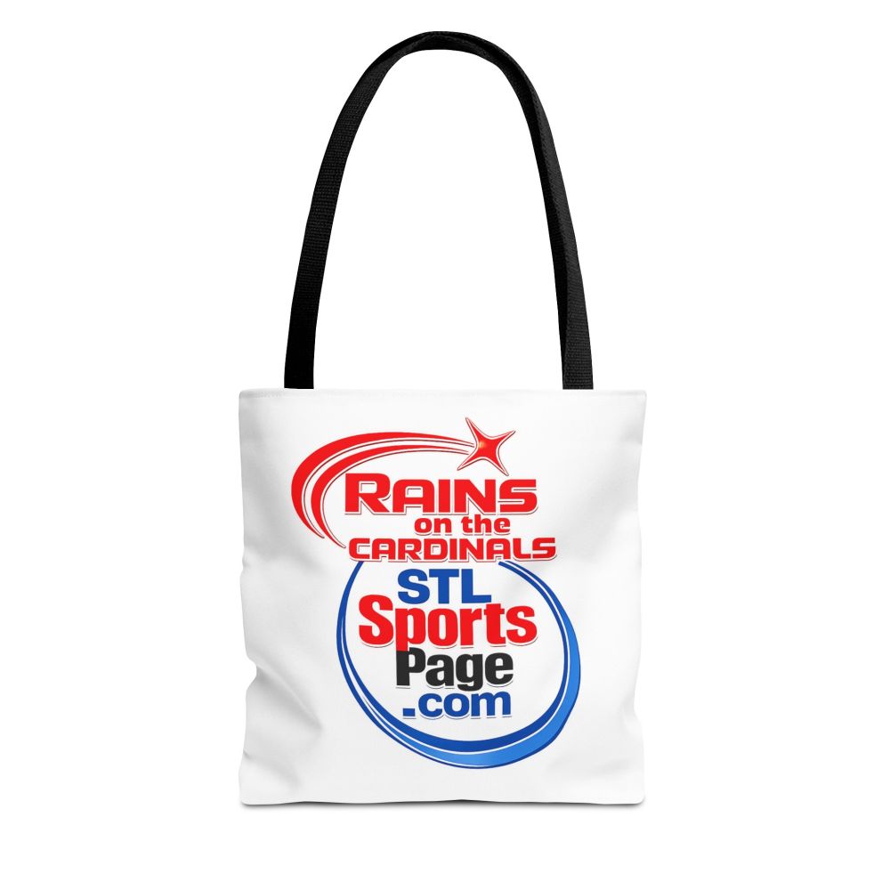 Tote Bag — "Rains on the Cardinals" STL Sports Page Logo Tote