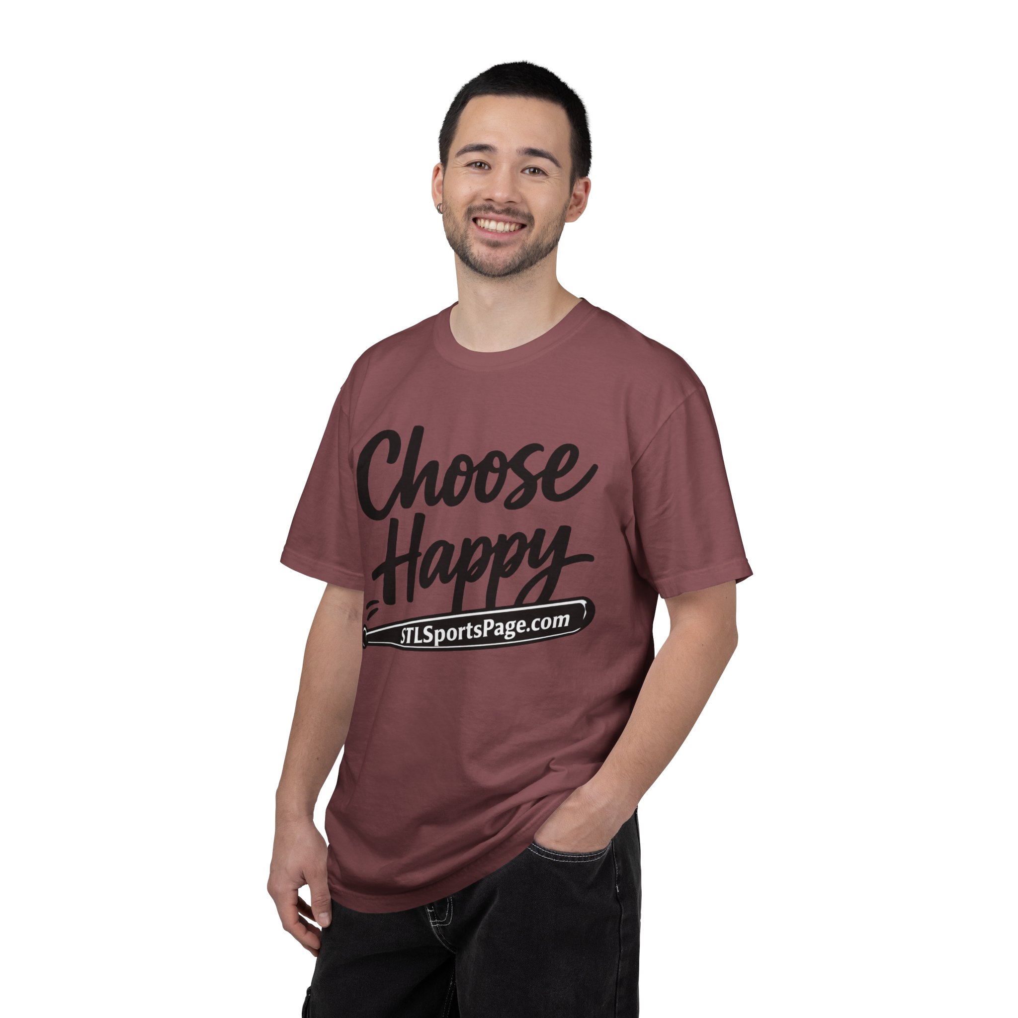 Choose Happy T-Shirt — Positive Message with STLSportsPage.com - Image 12
