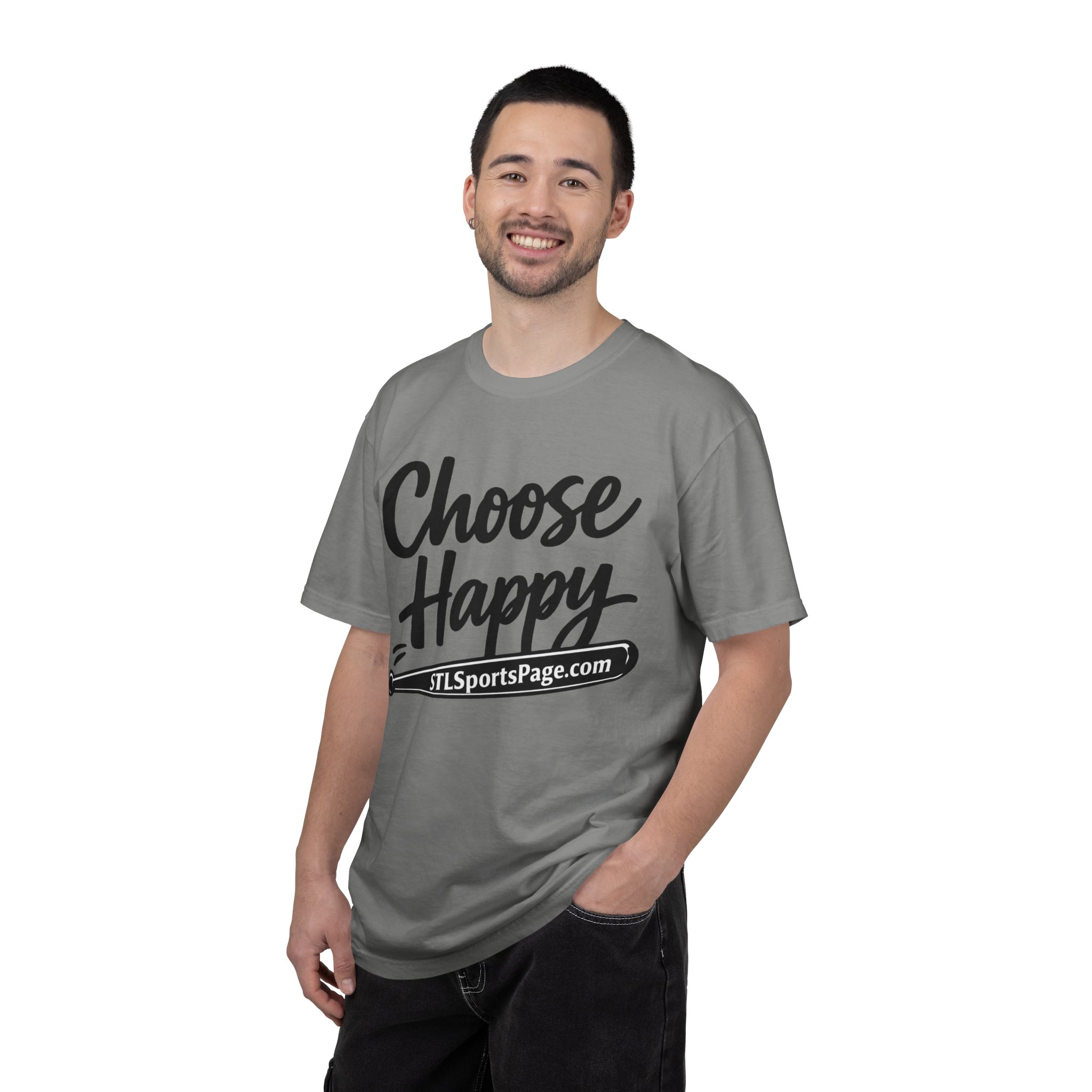 Choose Happy T-Shirt — Positive Message with STLSportsPage.com - Image 36