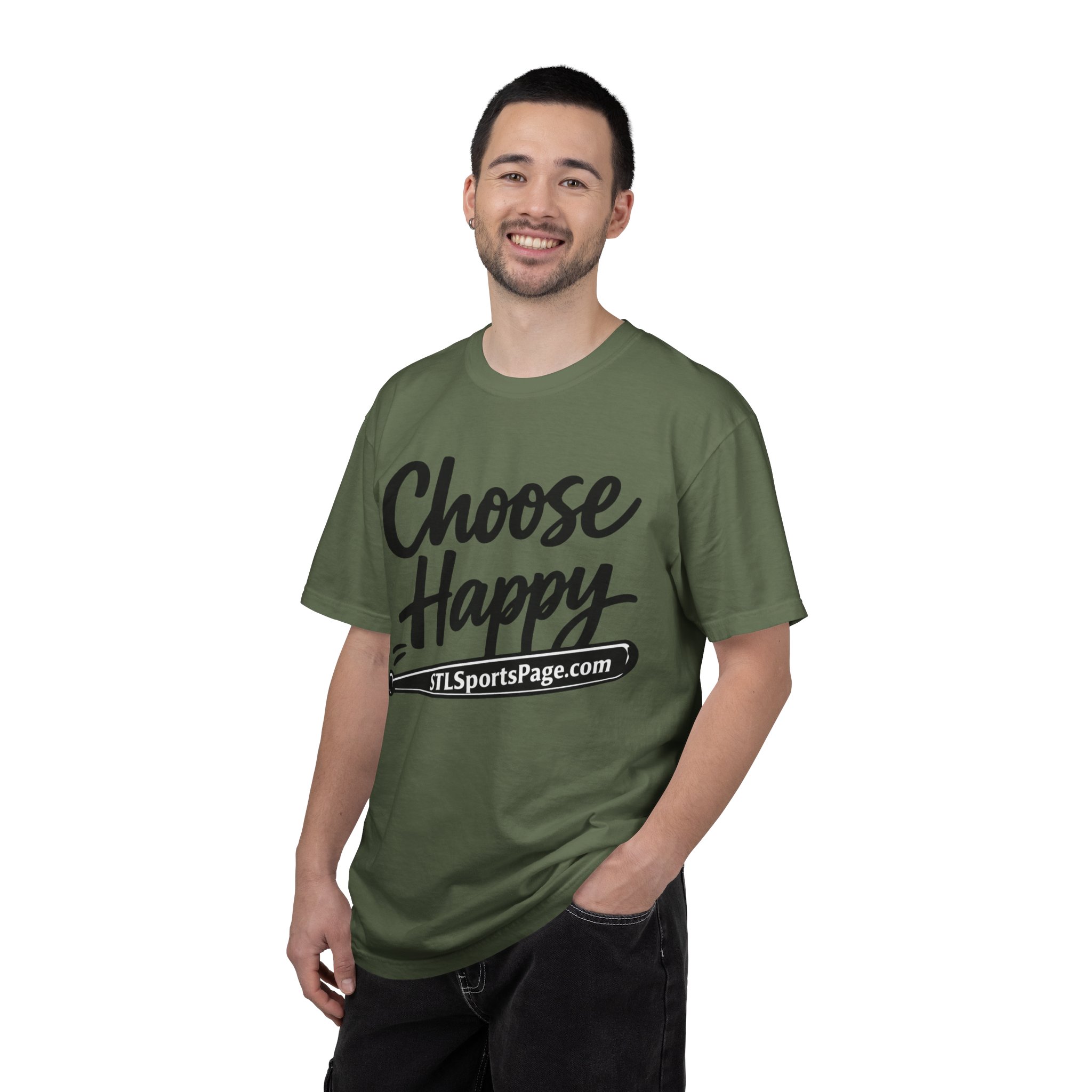 Choose Happy T-Shirt — Positive Message with STLSportsPage.com - Image 32