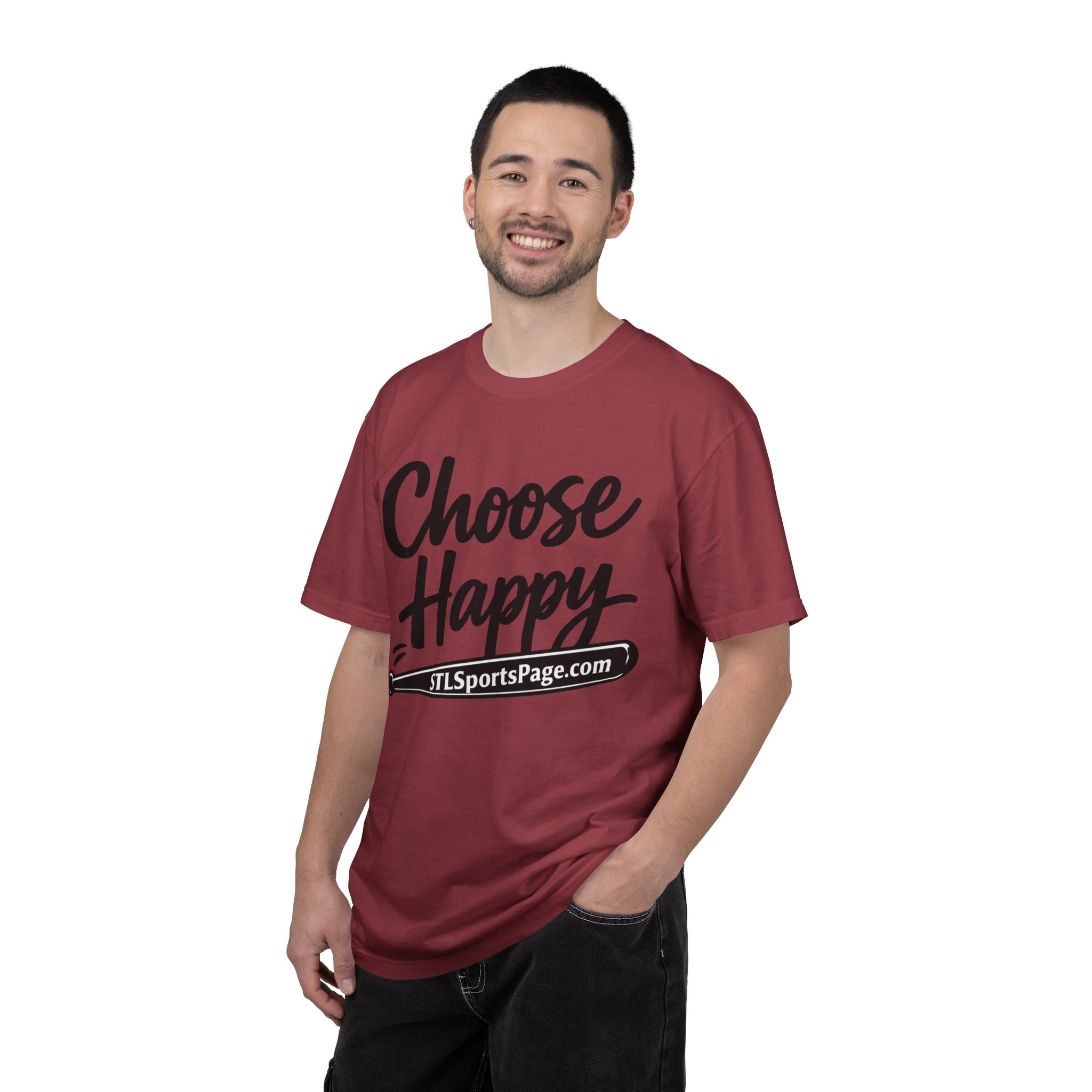Choose Happy T-Shirt — Positive Message with STLSportsPage.com - Image 40