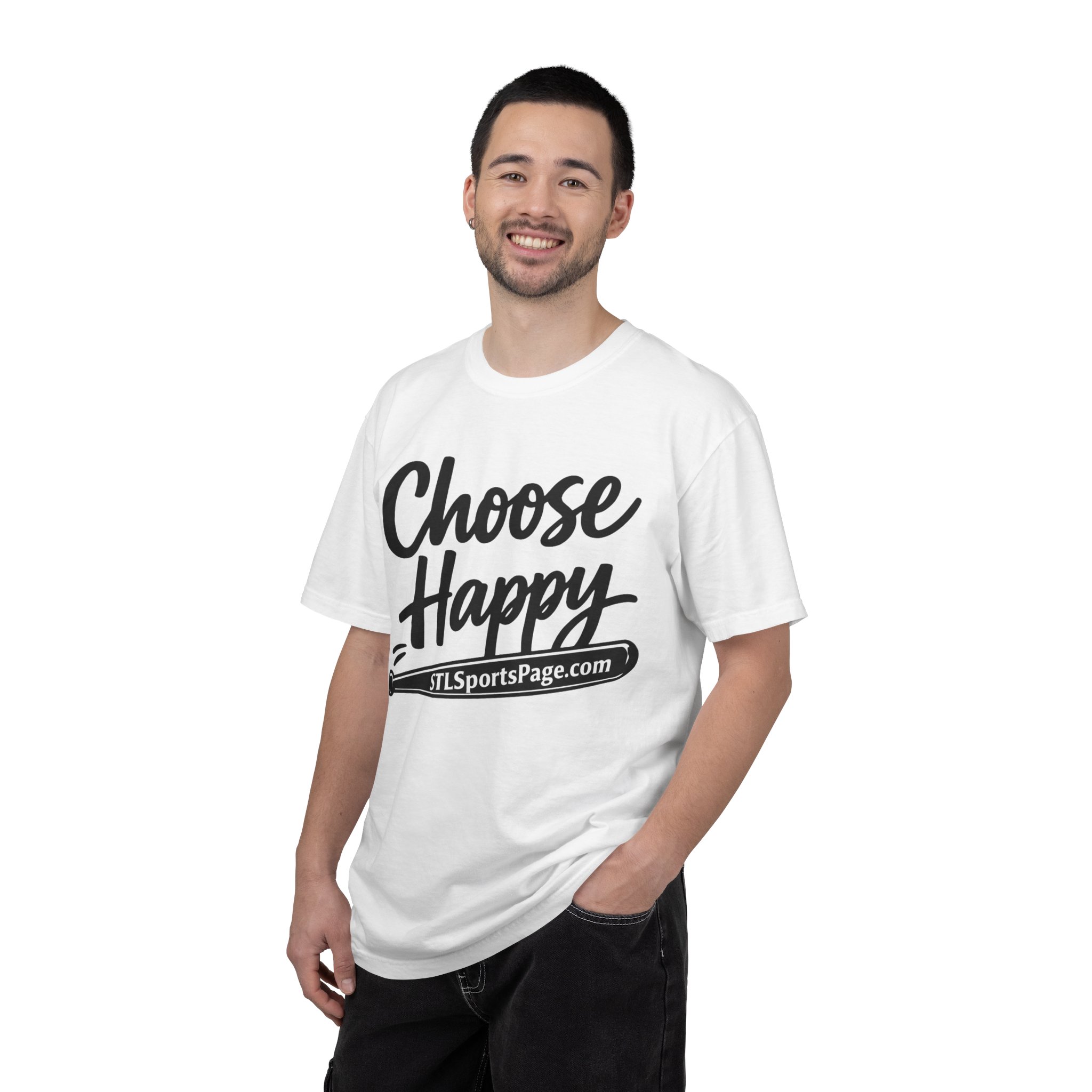 Choose Happy T-Shirt — Positive Message with STLSportsPage.com - Image 4