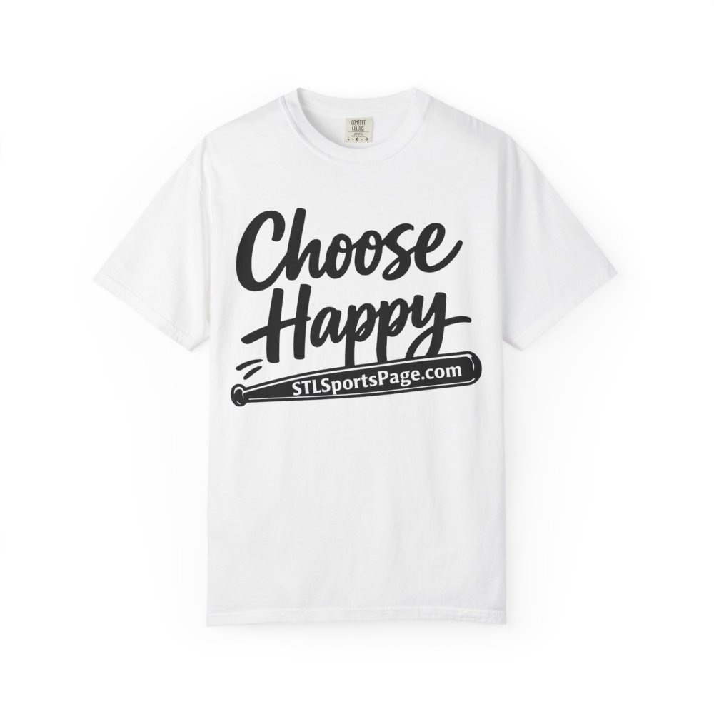 Choose Happy T-Shirt — Positive Message with STLSportsPage.com