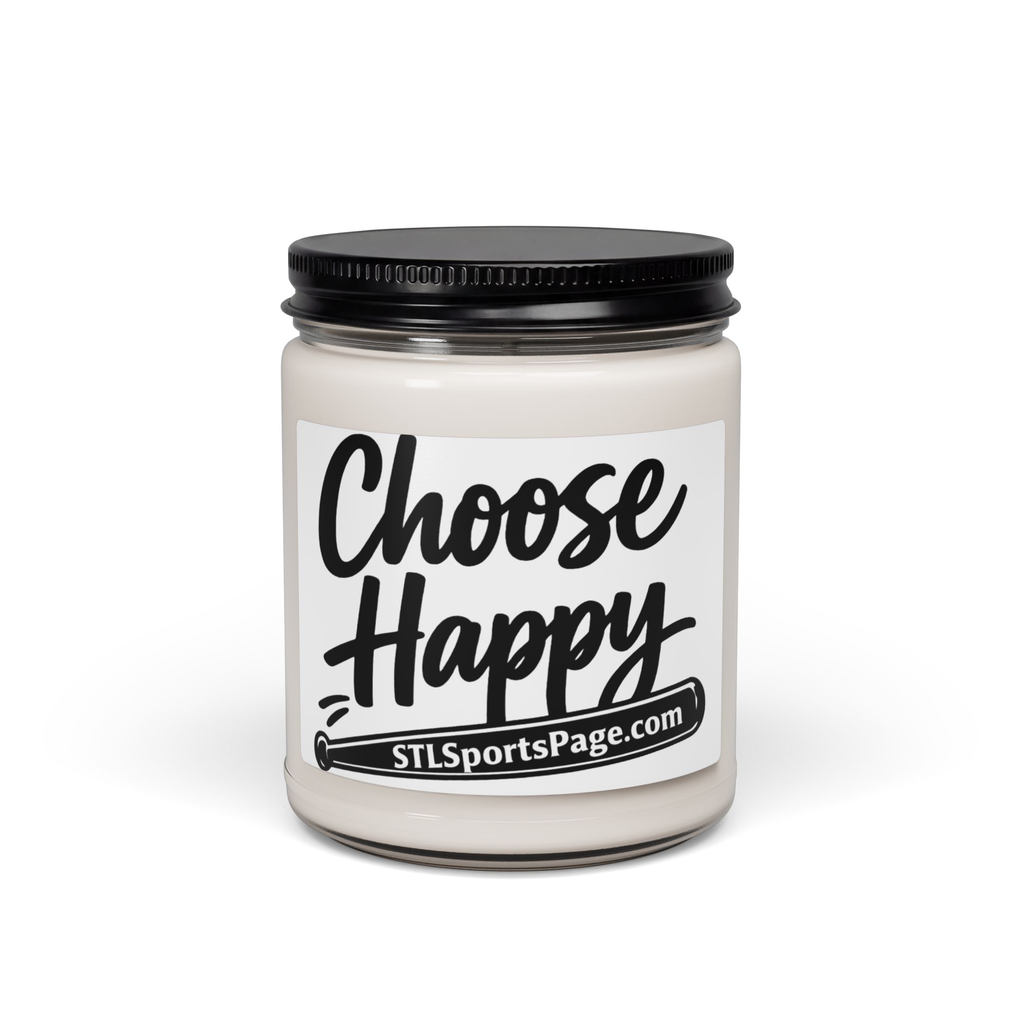Choose Happy Scented Soy Candle — 9oz Inspirational Jar Candle - Image 9