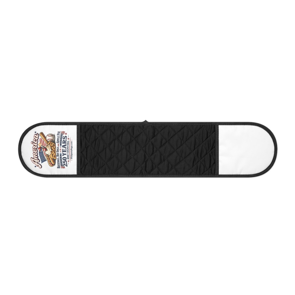 Retro Diner Oven Mitts - Double Pot Holder with 'America 250' STLSportsPage.com Graphic