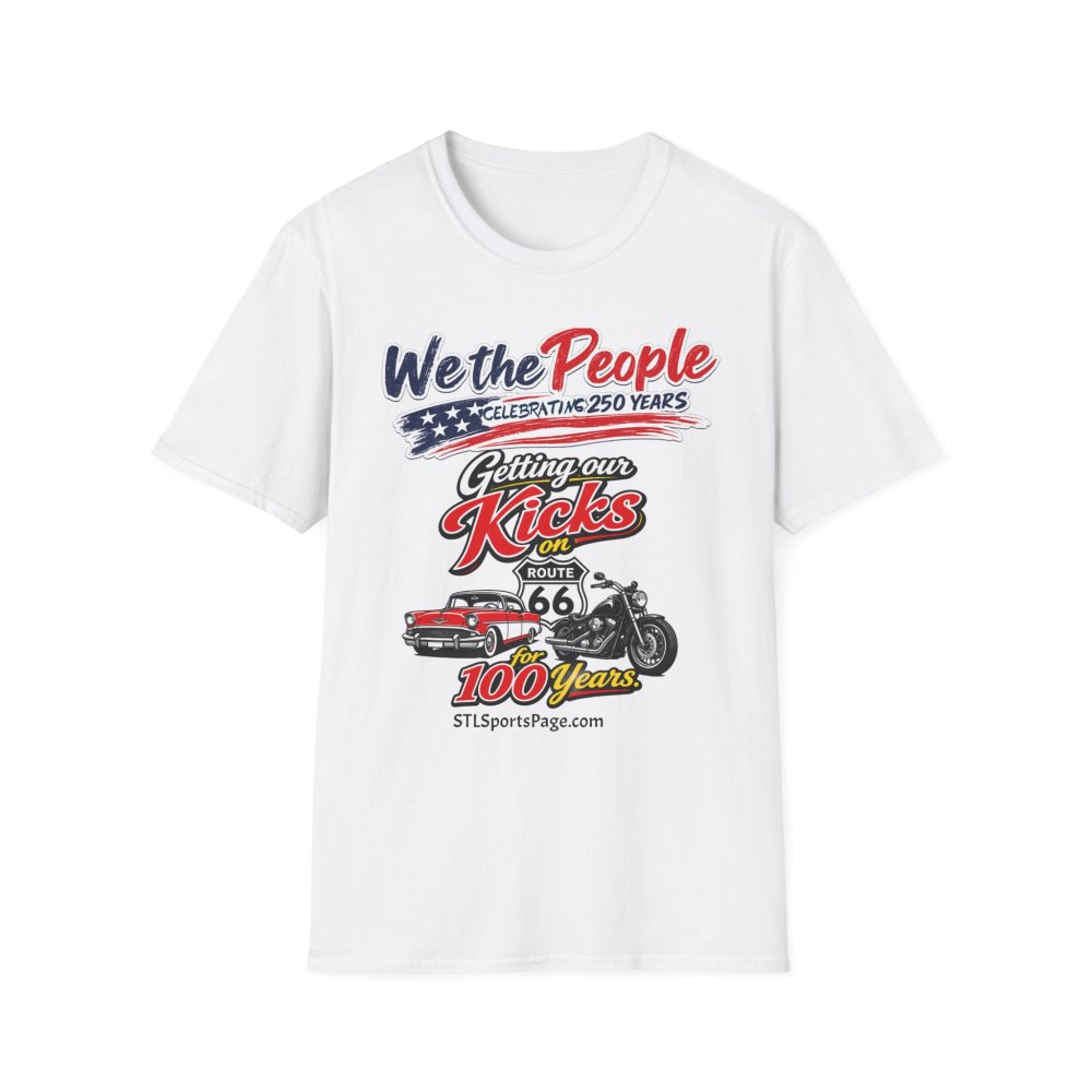 We the People Route 66 T-Shirt — Soft STLSportsPage.com Tee
