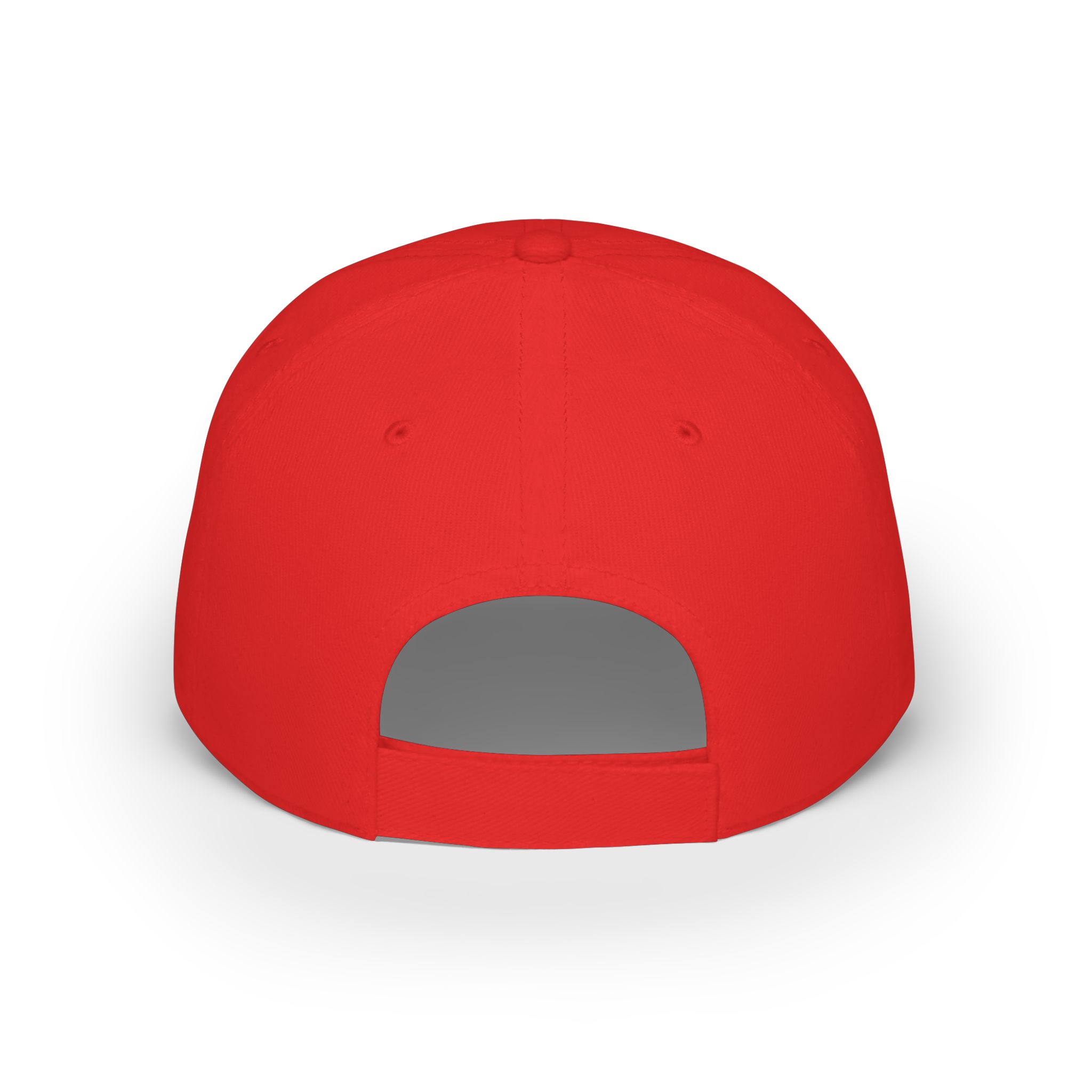 We the People Red Low Profile Baseball Cap — Celebrating 250 Years (Patriotic USA Flag Design) - Image 2