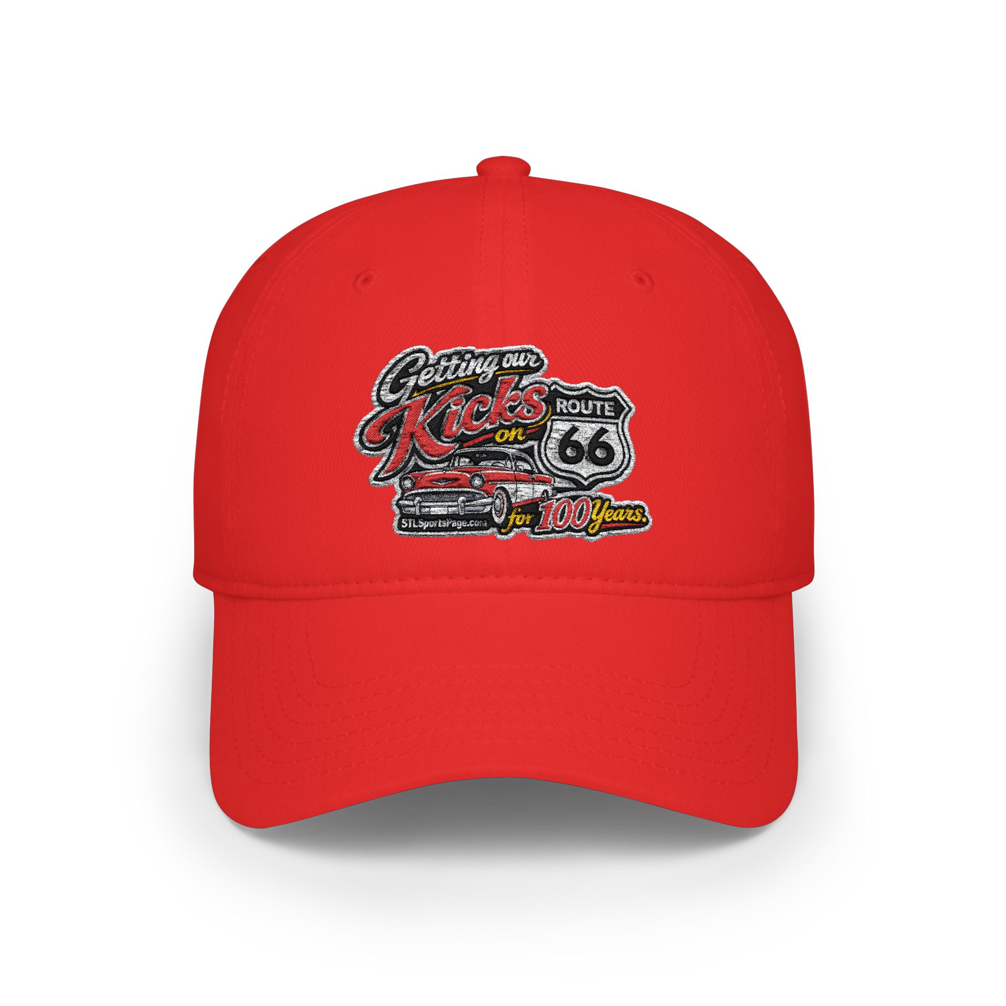 Vintage Route 66 Low Profile Baseball Cap - Classic Road Trip Patch - Image 5