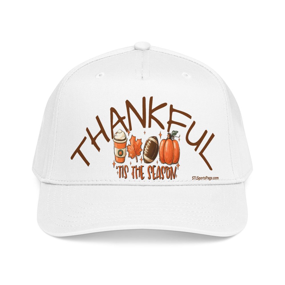 "Thankful" Fall Mid Profile Baseball Cap