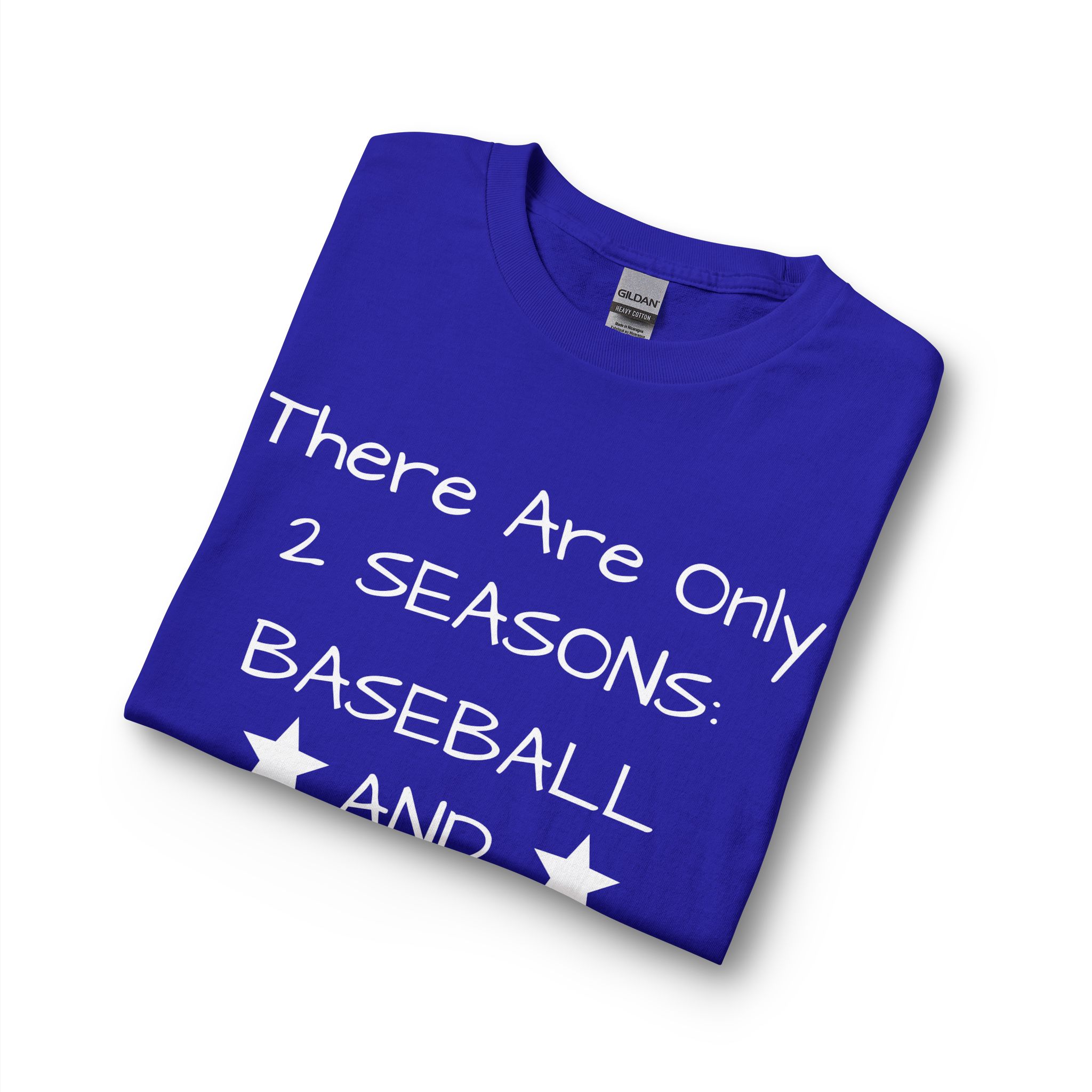 "There Are Only Two Seasons: Baseball & Holidays" Unisex Long Sleeve T-Shirt - Image 7