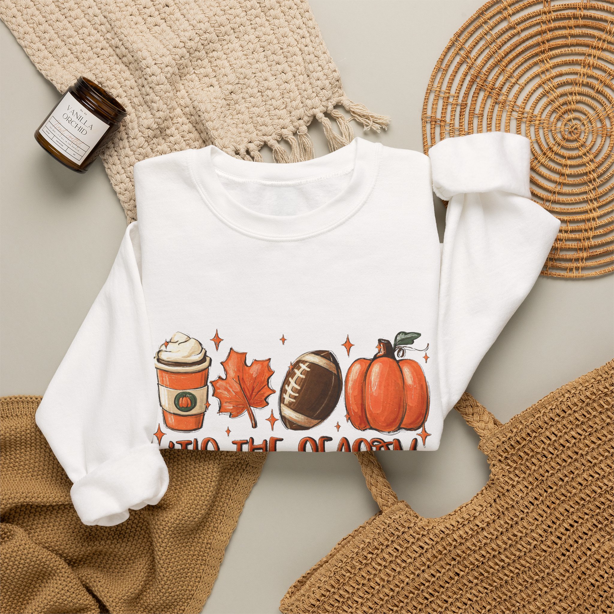 Fall "Tis The Season" Sweatshirt-Unisex Heavy Blend™ Crewneck - Image 4
