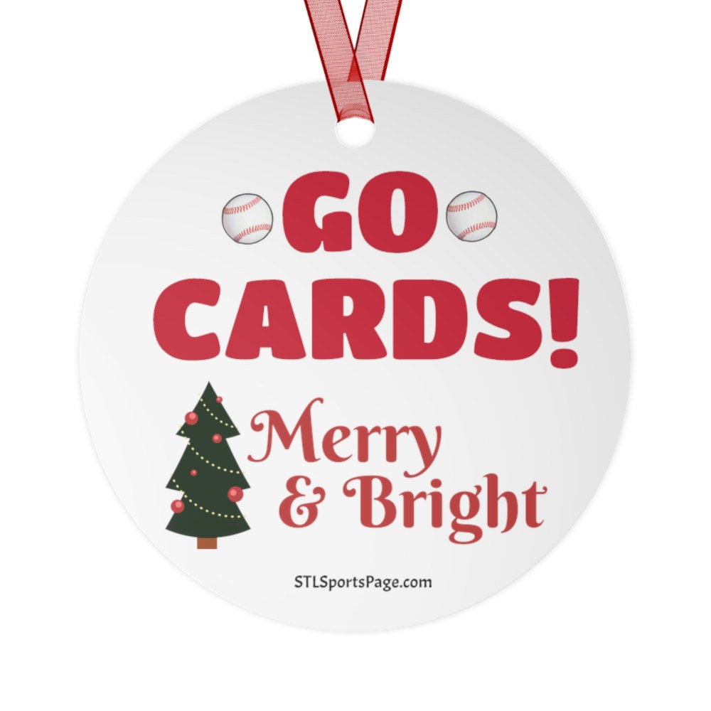 Go Cards Metal Ornaments