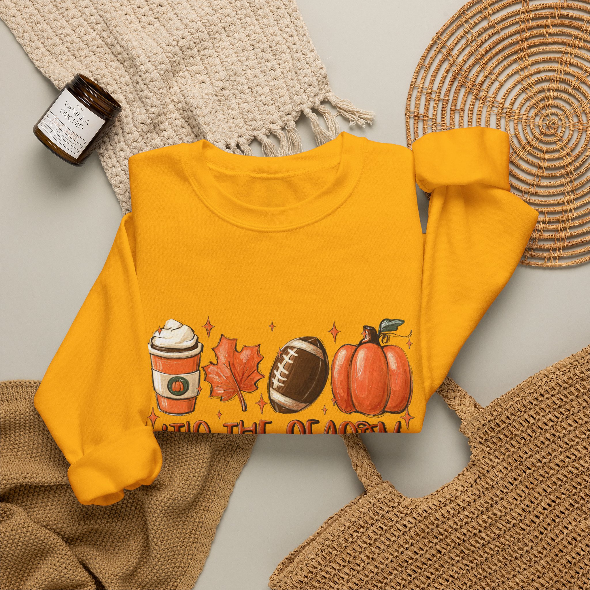 Fall "Tis The Season" Sweatshirt-Unisex Heavy Blend™ Crewneck - Image 12