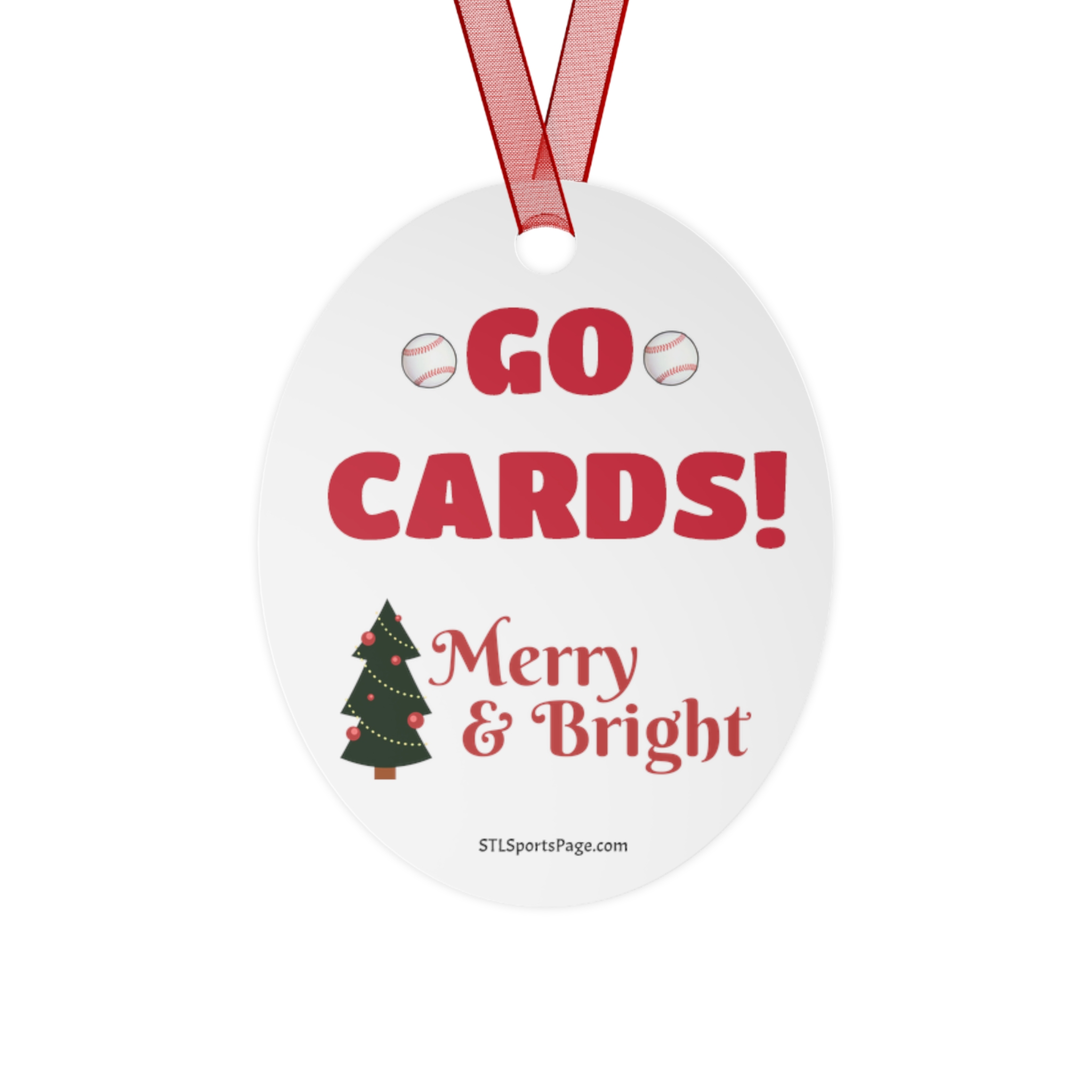 Go Cards Metal Ornaments - Image 2