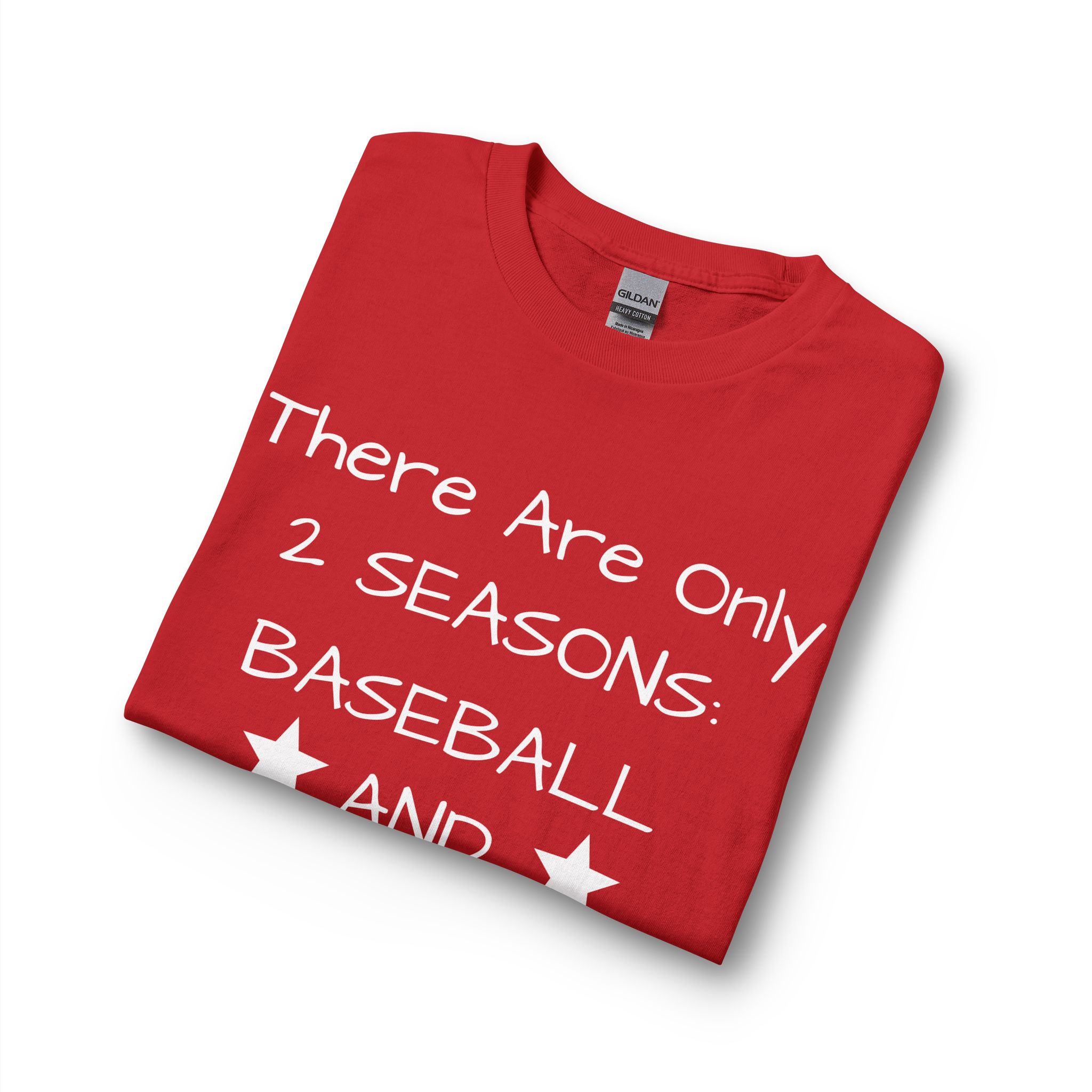 "There Are Only Two Seasons: Baseball & Holidays" Unisex Long Sleeve T-Shirt - Image 11