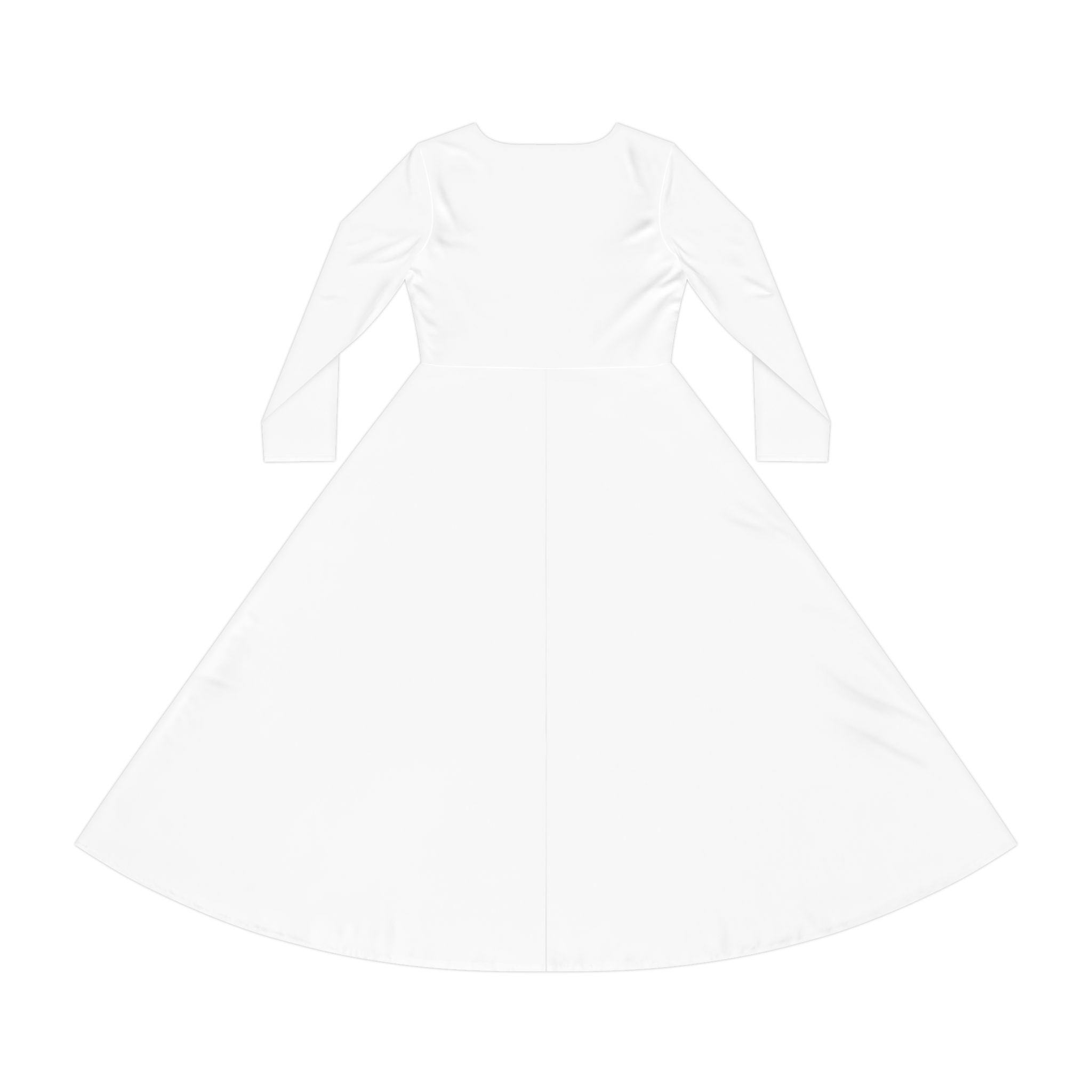 Fall-Themed Women's Long Sleeve Dress - Image 2